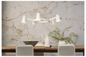 Бяла висяща лампа за 5 крушки Biarritz - it's about RoMi