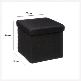 Сгъваем пуф 5five Mix & Modul, 31x31 cm - Тъмносив