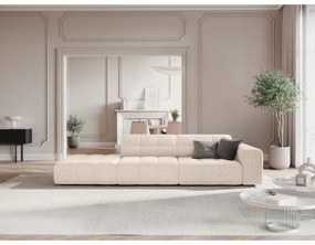 Кремав шезлонг (десен ъгъл) Chicago – Cosmopolitan Design