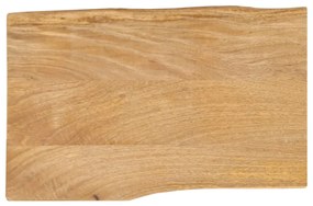370703 vidaXL Плот за маса, 50x40x2,5 см, жив ръб, масивно дърво манго
