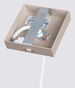 Кафяво-сиво метално висящо осветително тяло Gleam – Sollux