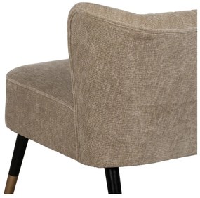 Бежов шенилов диван 134 cm Glam – Ixia