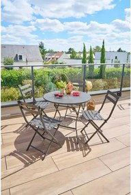 Градинска кръгла маса Hesperide Greensboro, Графит