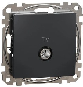SE Розетка TV тип коаксиал 4dB цвят Антрацит Sedna - SDD114471