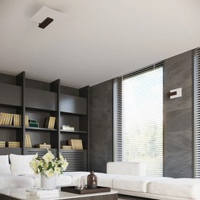 Тъмнокафява стенна лампа Parola – Sollux