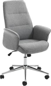 Сив офис стол , височина 110 cm Dony - Tomasucci