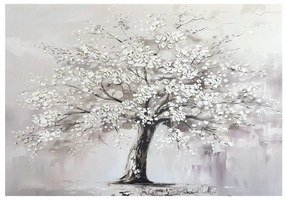 Картина с ръчно изрисувани елементи 70x100 cm White Tree – Styler