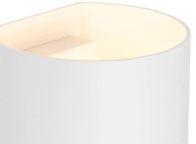 Модерна стенна лампа бяла със светлинен ефект - Sabbio