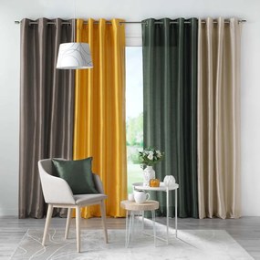 Сатенена завеса в цвят каки 140x240 cm Shana – douceur d'intérieur
