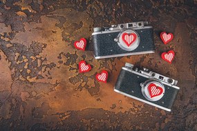 Фототапет – Ретро фотоапарати