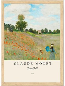 Плакат в рамка 55x75 cm Claude Monet - Wallity