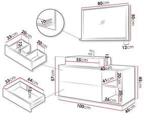 Комплект за баня Kertos Ryfle I-Mauro
