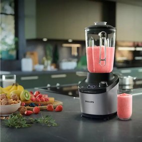 Втора ръка: Блендер Philips HR3760/00, 1500W, 2L, ProBlend Ultra, Високоскоростен, Импулс, Черен