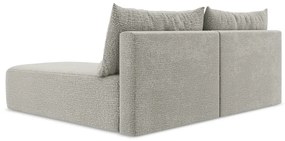 Светлосив разтегателен ъглов диван с място за съхранение (десен ъгъл) Kalena – Makamii