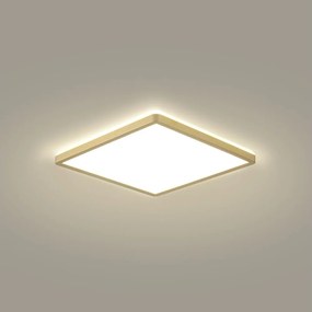 Brilagi - LED осветително тяло за баня ULTRA SLIM LED/18W/230V 30x30 cm златисто IP54