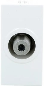 Legrand Розетка TV тип F конектор 1 мод. цвят бял Mosaic  - 078790