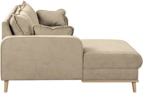 Бежов ъглов диван (ляв ъгъл) Beata - Ropez