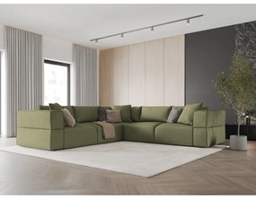 Светлозелен променлив ъглов диван Esther – Milo Casa