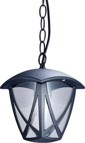 Градински пендел SPLIT, черен, 1xE27