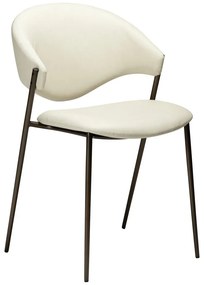 Трапезен стол от имитация на кожа в цвят слонова кост Zone – DAN-FORM Denmark