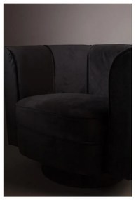 Черен фотьойл Flower - Dutchbone