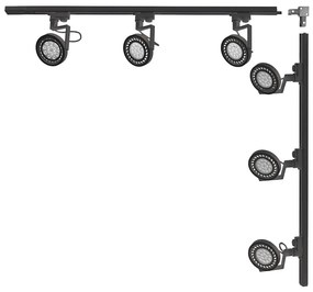 Zuma Line 3579 - Точково осветително тяло за шинна система MASTER 6xGU10/15W/230V черно