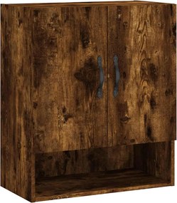 829905 vidaXL Стенен шкаф, опушен дъб, 60x31x70 см, инженерно дърво