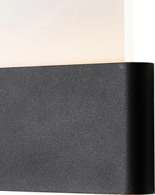 Външна стенна лампа черна с LED за номера на къщи IP54 - Kandi