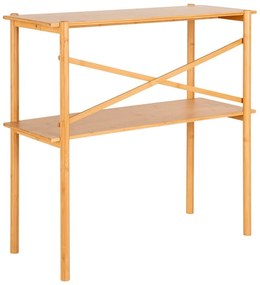 Бамбукова конзолна маса в естествен цвят 32x83 cm Manaus – House Nordic