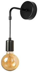 Аплик АРЕНА, черен, 1xE27