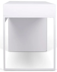 Бяла работна маса Prado - TemaHome