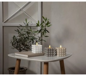 Бежова LED свещ от восък, височина 9,5 см Flamme Dot - Star Trading