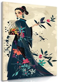 Картина на платно – Japandi модна икона
