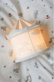 Детска нощна лампа в цвят слонова кост Carousel Off-White – Cam Cam Copenhagen