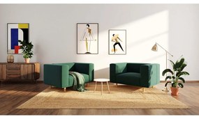 Кресло от тъмнозелено кадифе Kukumo - Ame Yens