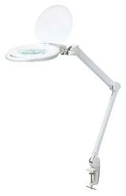 LED Димируема настолна лампа с лупа LED/10W/230V бяла