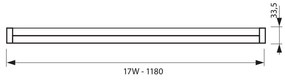 LED ОСВЕТИТЕЛНО ТЯЛО 17W 4000K