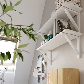 Бяла метална настолна лампа (височина 43 cm) Etna – Sollux