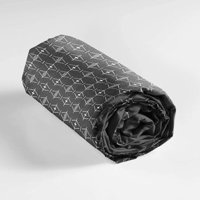 Тъмносив еластичен памучен чаршаф 140x190 cm Aristide – douceur d'intérieur