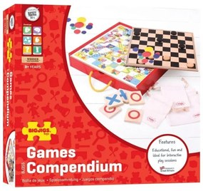 Bigjigs - Комплект от четири класически игри