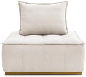 Бяло кресло от прежда с примки от букле Elisa – Bobochic Paris