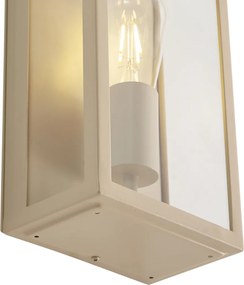 Класически външен стенен фенер бежов IP44 - Rotterdam