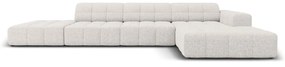 Светлосив ъглов диван (десен ъгъл) Chicago - Cosmopolitan Design