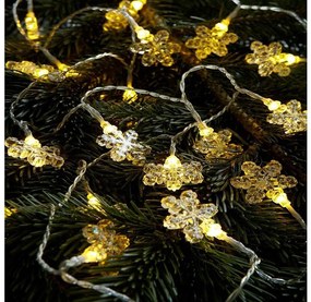 Markslöjd 702937 - LED коледен гирлянд BJÄLLRA 20xLED/3xAA 2,2м топла бяла