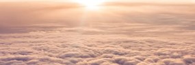 Картина на платно – Залез от прозореца на самолет