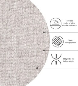 Боксспринг легло в бежово-естествен цвят с място за съхранение 160x200 cm Faro – Maison de Rêve