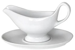 Horecano - Порцеланова сосиера с подложка 100мл (7313) - Китайски порцелан