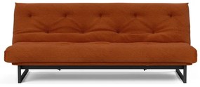 Оранжев сгъваем диван от рипсено кадифе 200 cm Fraction – Innovation