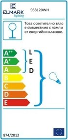 таванна светлина Elmark Sensor square-хром