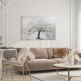 Картина с ръчно изрисувани елементи 70x100 cm White Tree – Styler